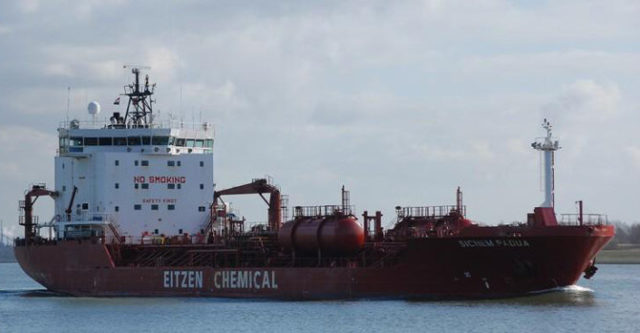 Chemical tanker 8603 DWT Anne Sif design