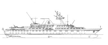 Conceptual Design of 118 m Private Yacht