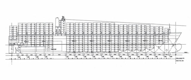 Conceptual Design of 5500 TEU Container Vessel