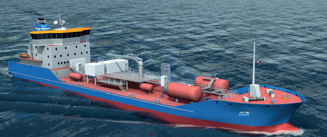 Conceptual and Tender Design of 6100 DWT 6900 M3 Chemical Tanker IMO II