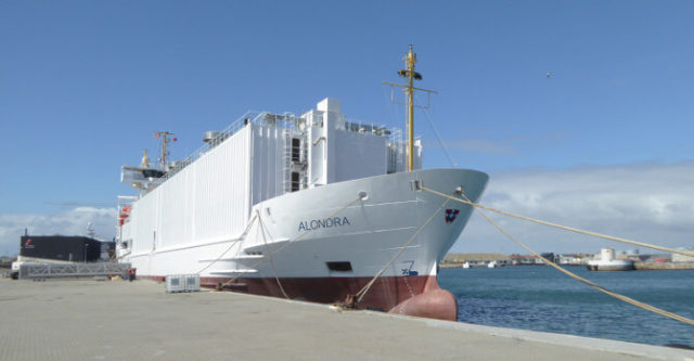 Conversion of live stock carrier Alondra by KNUD E. HANSEN