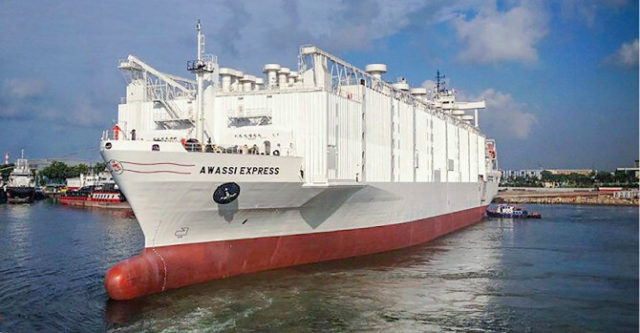 Conversion of vessel Awassi Express