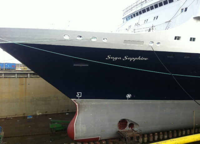 Cruise Vessel Saga Sapphire refit by Knud E. Hansen