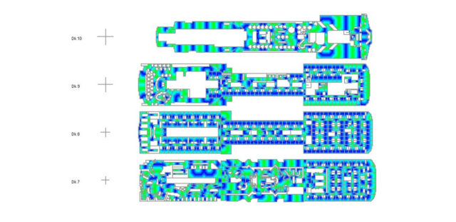 Evacuation analysis Spirit of Tasmania I and II_drawing