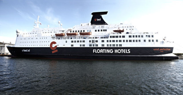Hotel Vessel Wind Solution increase of cabin capacity conversion of ferry