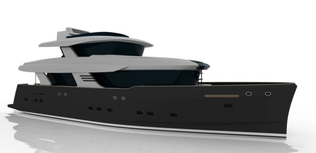 KNUD E. HANSEN design of Explorer type motor yachts 24 m
