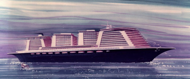 New generation of modern cruise liners_design of Phoenix World city