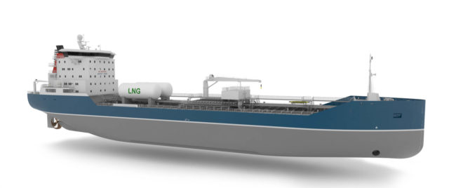 Concept design of 16000 DWT Chemical Carrier