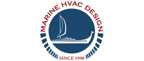 Marine HVAC design logo