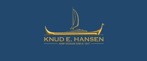 KNUD E. HANSEN logo 80 years