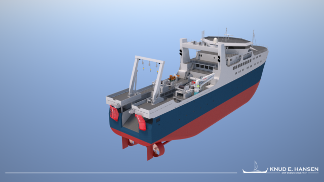 Ocean factory trawler designed by KNUD E. HANSEN front_back.high res